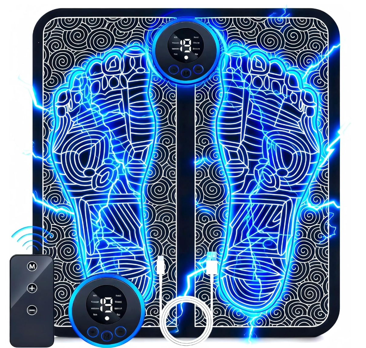 Advanced EMS Foot Massager - Professional Relief at Home